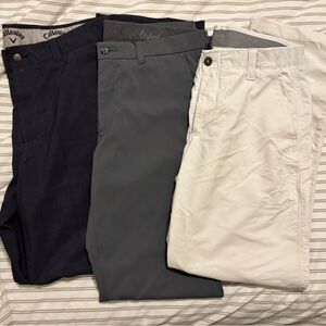 Under Armour Men's Chinos - Navy, Gray, and White